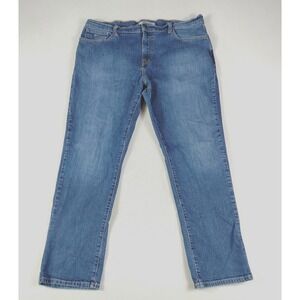 Tommy Hilfiger Jeans Mens 38x30 Blue Denim Straight Leg Comfort Stretch 78D0298